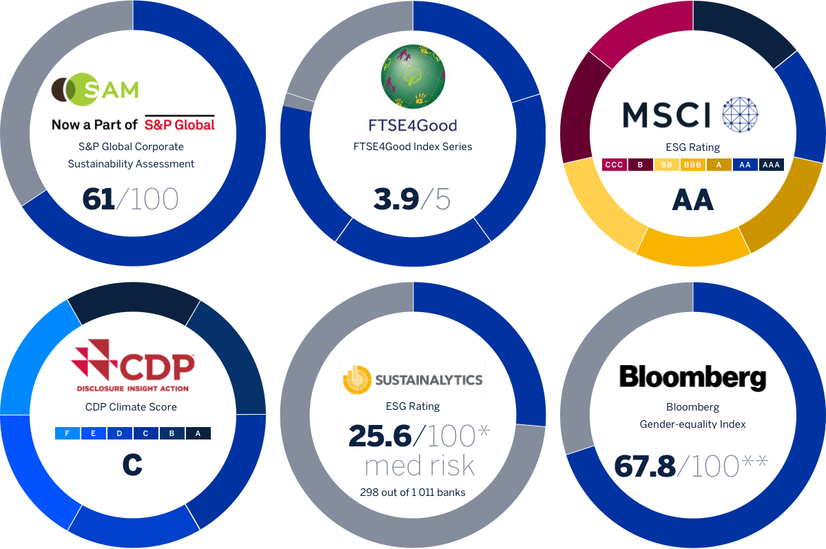 Our ESG scores